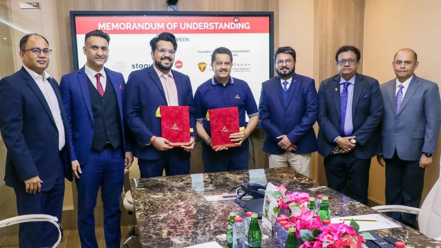 Thumbay Group and Gulf Medical University Join Forces with Staque